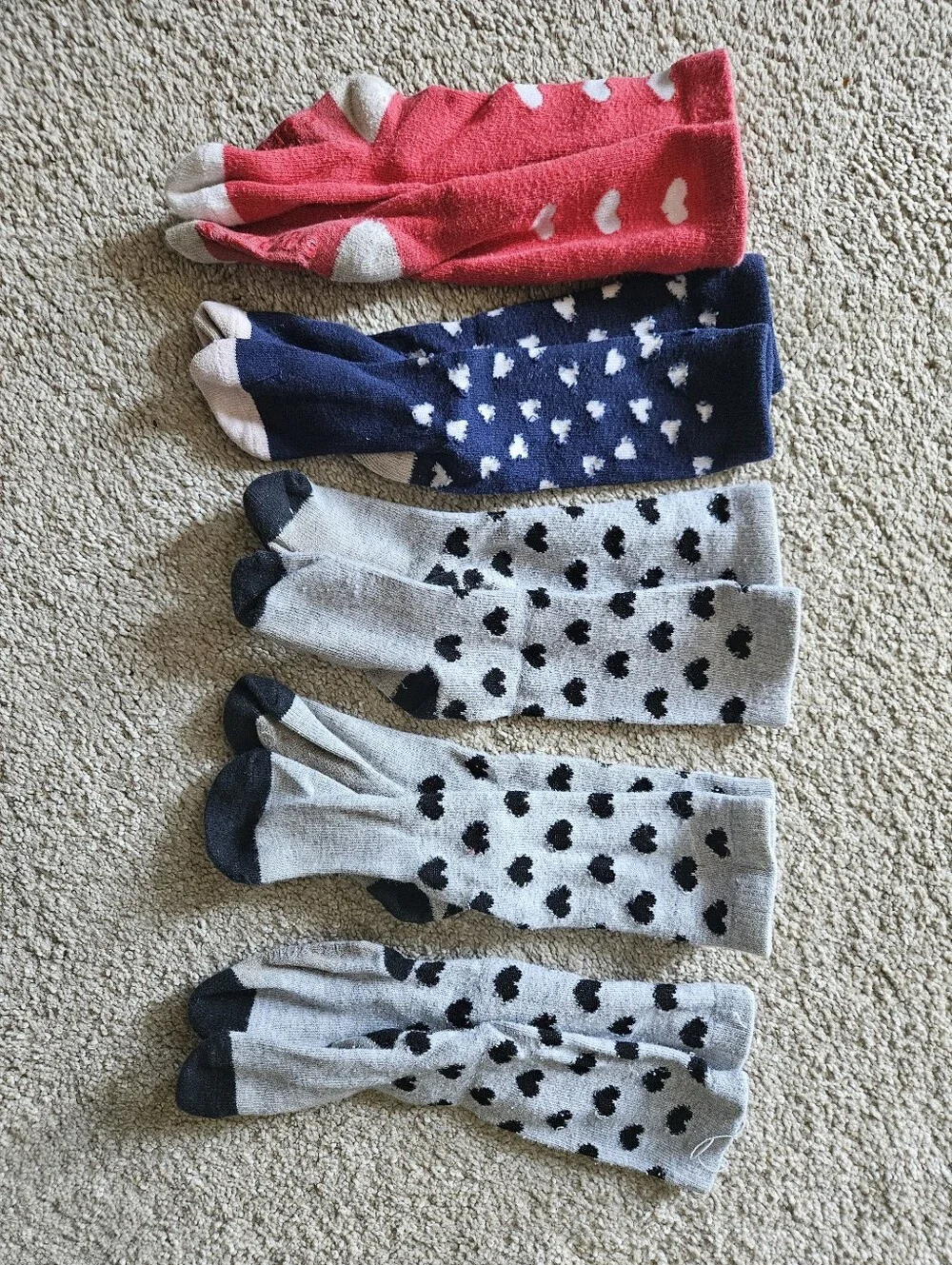 Carter's Socks, 12 - 24 Month, Hearts